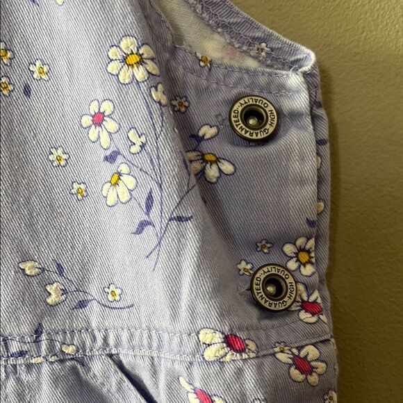 Floral Purple Kids Dress - Picture 2 of 5